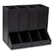 Mind Reader Anchor Collection 4-Compartment Single Serve Pod Countertop Dispenser, 14.25 x 9 x 12.15, Black CPODBK-BLK - alternate 1